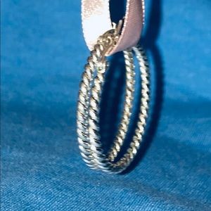 Vintage Twisted Hoop Earrings